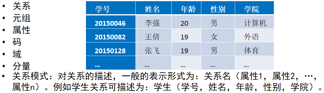 数据的组织方式：关系模型